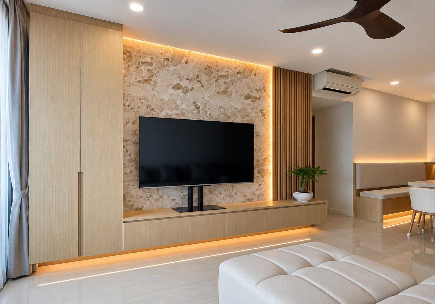 tamp living area